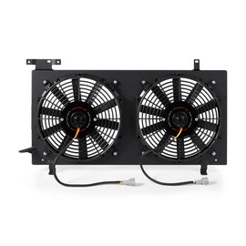 Mishimoto 08+ Subaru WRX/STI PNP Cubierta de ventilador de aluminio negro