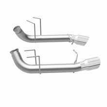 Cargar imagen en el visor de la galería, MagnaFlow 13 Ford Mustang Dual Split Rear Exit Stainless Axle-Back Cat Back Exhaust (Competition)
