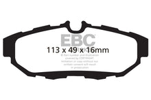 Cargar imagen en el visor de la galería, EBC 10-14 Ford Mustang 3.7 Yellowstuff Rear Brake Pads