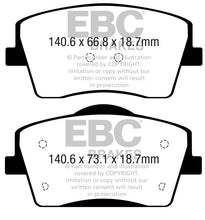Cargar imagen en el visor de la galería, EBC 2018+ Volvo XC40 T4 Pastillas de freno delanteras Greenstuff