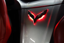 Cargar imagen en el visor de la galería, Oracle Corvette C7 Rear Illuminated Emblem - Red SEE WARRANTY