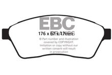 Cargar imagen en el visor de la galería, EBC 10-11 Cadillac SRX 2.8 Turbo Ultimax2 Front Brake Pads