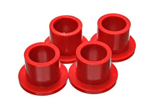 Cargar imagen en el visor de la galería, Energy Suspensión 02-05 Dodge Ram 1500 2WD Juego de bujes de piñón y estante rojo