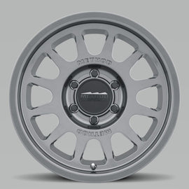 Method MR703 17x8.5 0mm Offset 6x135 87mm CB Rueda de titanio brillante