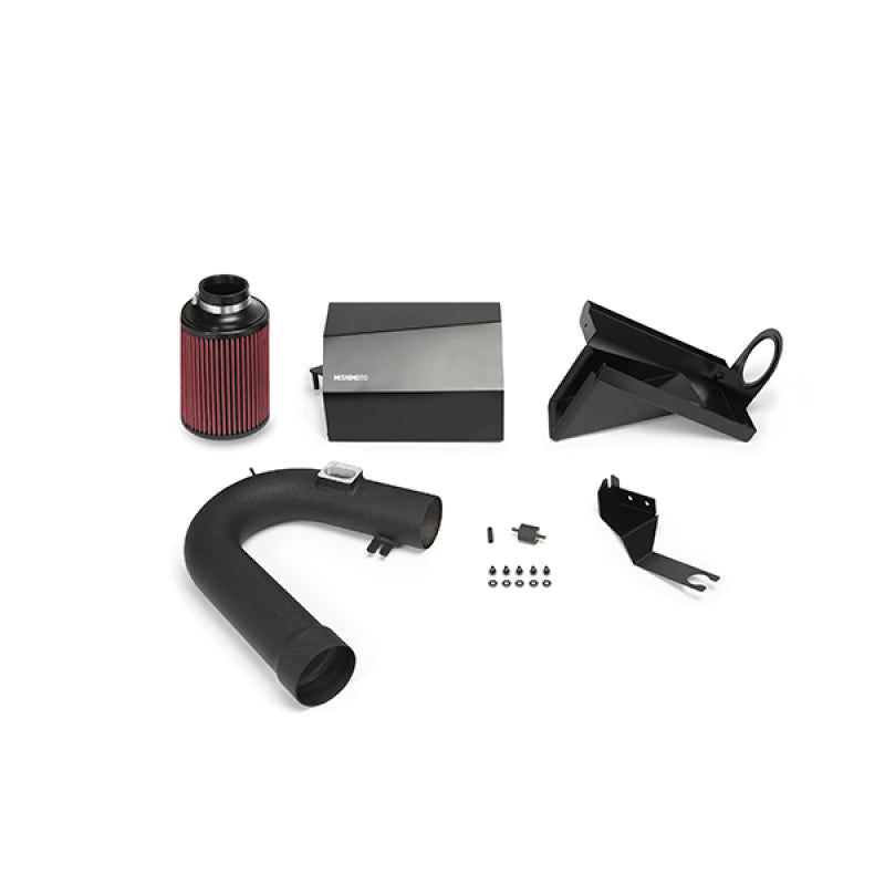 Mishimoto BMW 12-13 320i/328i / 14-15 428i / 15-16 228i Kit de admisión de aire de alto rendimiento - Negro arrugado