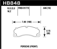 Cargar imagen en el visor de la galería, Hawk 14-19 Porsche 911 GT3/GT3 RS / 2016 Porsche Cayman GT4 DTC-70 Race Front Brake Pads