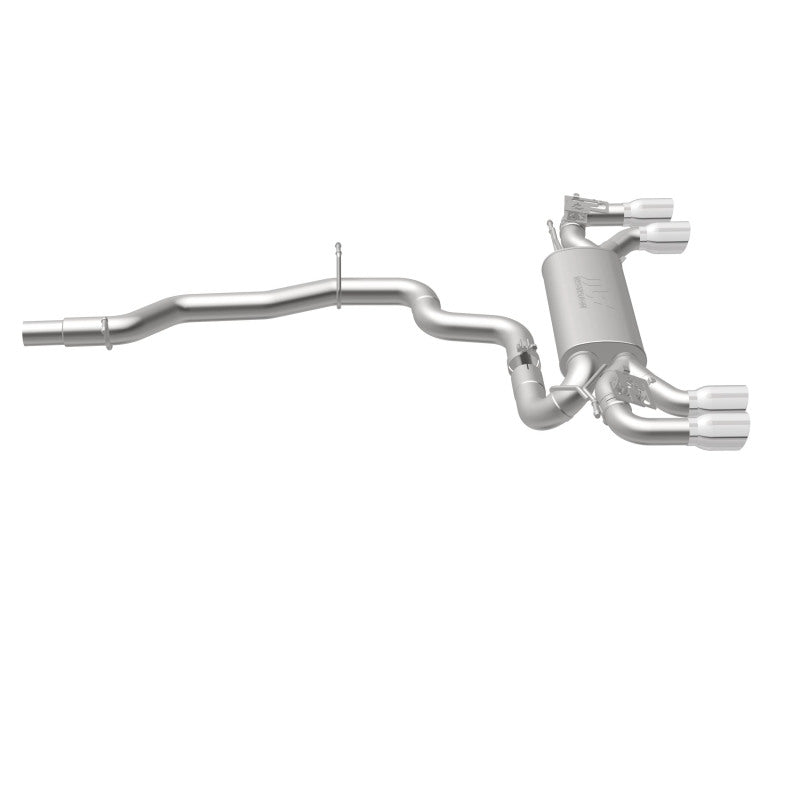 MagnaFlow Sys C/B 2015-2017 Volkswagen Golf R 3 pulgadas SS pulidas Quad Tip salida trasera dividida