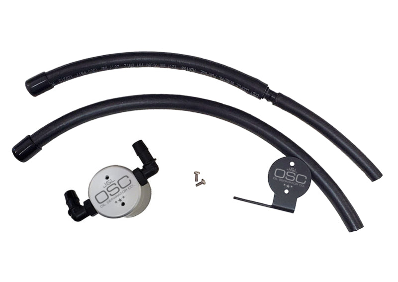 J&L Oil Separator 3.0 - Clear Anodized | 3105D-C | 2007 - 2021 Toyota Tundra 5.7L Driver Side