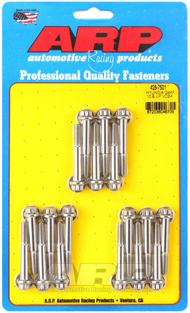 ARP Hyundai Genesis G4KF 2L 2010+ Kit de pernos de tapa de válvula