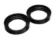 Cargar imagen en el visor de la galería, Energy Suspension 96-00 Honda Civic/CRX / 99-00 Honda Civic Si Black Front Coil Spring Isolator Set