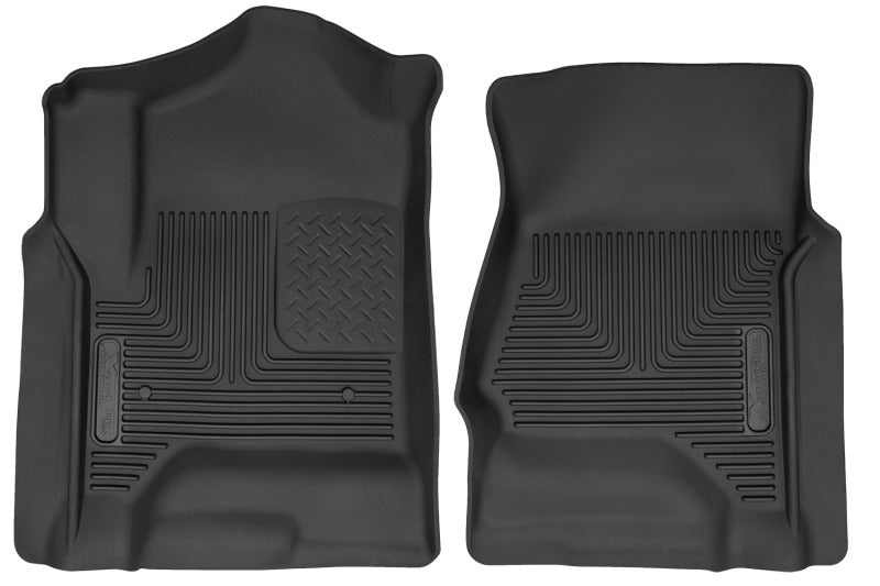 Husky Liners 14 Chevrolet Silverado 1500 / GMC Sierra 1500 X-Act Revestimientos de piso delantero negros Contour