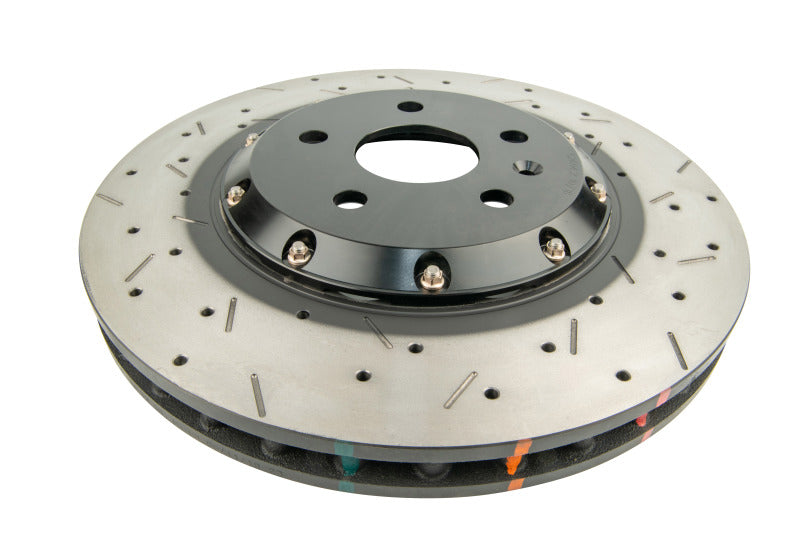 DBA 2010+ Camaro V8 SS Rotor delantero perforado y ranurado Serie 5000 de 2 piezas ensamblado con sombrero negro