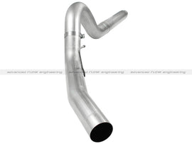 Sistema de escape de acero aluminizado con respaldo DPF aFe Atlas de 5 pulgadas, camionetas Ford Diesel 08-10 V8-6.4L (td) Sin punta
