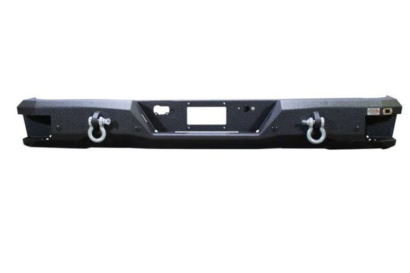 Parachoques trasero Fishbone Offroad 07-13 Chevy Silverado 1500 - Negro