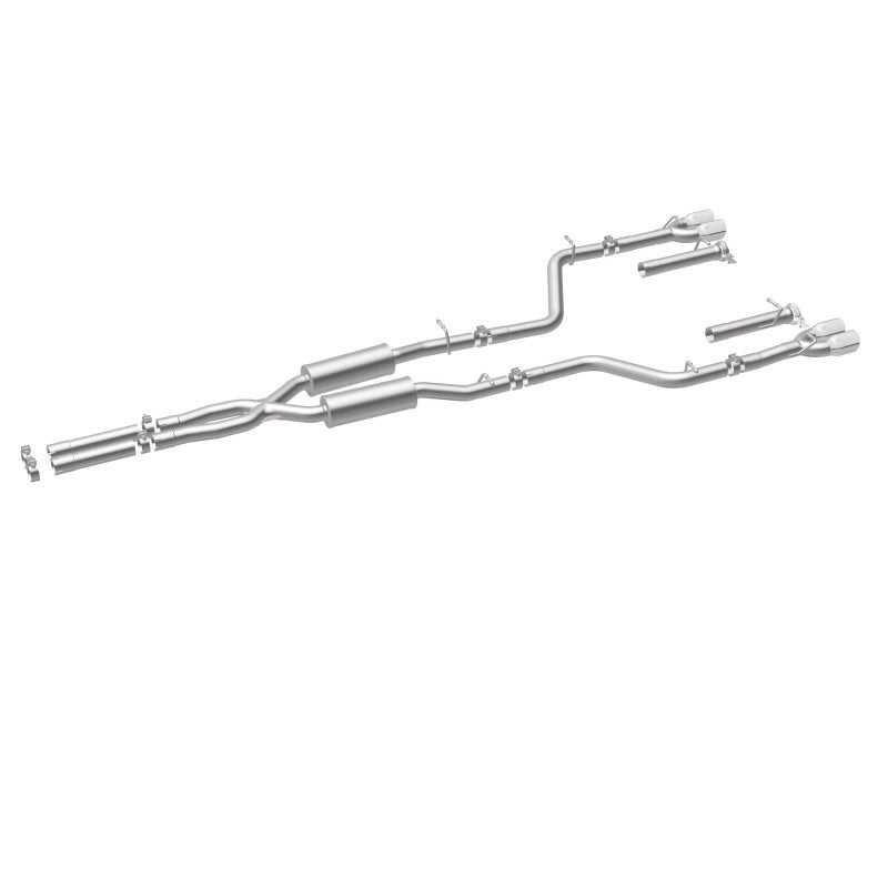 MagnaFlow Cat-Back, SS, 2.5 pulgadas, cuádruple trasero dividido con punta de 3.5 pulgadas 2015 Dodge Challenger R/T 5.7L
