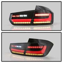 Cargar imagen en el visor de la galería, Spyder BMW 3 Series F30 2012-2018 Full LED Tail Lights (ALT-YD-BMWF3012-SEQ-BSM) - Black Smoke