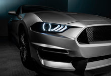 Load image into Gallery viewer, Oracle Lighting 18-23 Ford Mustang Dynamic ColorSHIFT LED Headlights - Black Series SEE WARRANTY