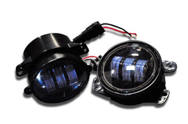 DV8 Offroad 07-18 Jeep Wrangler JK 4 pulgadas 30W LED luces antiniebla de repuesto
