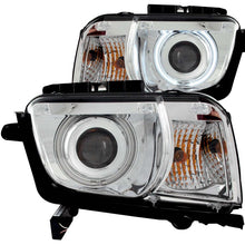 Cargar imagen en el visor de la galería, ANZO 2010-2013 Chevrolet Camaro Projector Headlights w/ Halo Chrome (CCFL)