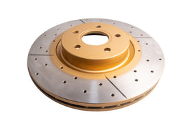 DBA 13-18 Ford Focus ST (con rotor delantero de 320 mm) Rotor delantero perforado y ranurado Street Series