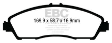 Cargar imagen en el visor de la galería, EBC 14+ Acura MDX 3.5 Yellowstuff Front Brake Pads