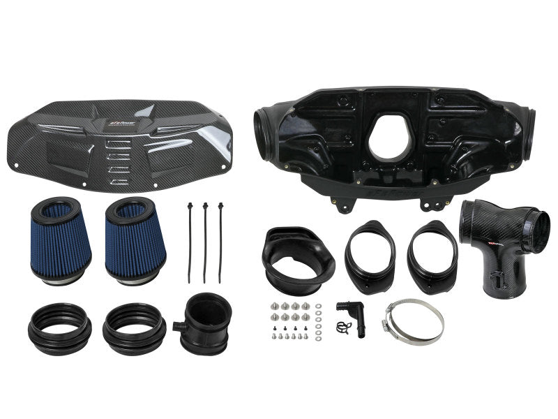 Sistema de admisión de aire aFe Black Series Carbon Fiber Pro 5R 2020 Chevrolet Corvette C8 V8 6.2L