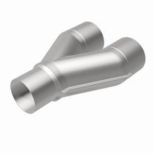 Cargar imagen en el visor de la galería, MagnaFlow Universal Trans Y-Pipe All SS 4inch (Dual) 3.5inch (Single) x 13inch (Overall)
