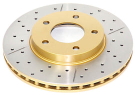 DBA 01-06 Mazda Tribute 2.3L Rotor delantero perforado y ranurado Street Series