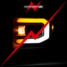 Cargar imagen en el visor de la galería, ANZO GMC SIERRA 1500 14-15 2500H/15-19 Proyector Faro Estilo Plancha Negro con Switchback (Halógeno)