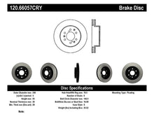 Cargar imagen en el visor de la galería, StopTech 05-10 GMC Sierra 1500 (w Rear Drum) / 07-09 GMC Yukon Front CRYO-STOP Rotor