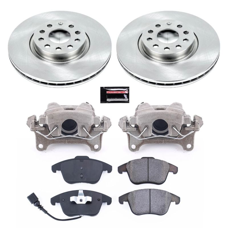Power Stop 15-18 Audi Q3 Front Autospecialty Brake Kit w/Calipers