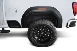 Bushwacker 20-21 GMC Sierra HD 2500/3500 Extend-A-Fender Style Flares 2 piezas traseras - Negro
