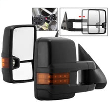 Cargar imagen en el visor de la galería, xTune Chevy Silverado 99-02 G2 Heated Amber LED Signal Telescoping Mirrors MIR-CS99S-G2-PWH-AM-SET
