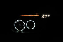 Cargar imagen en el visor de la galería, ANZO 1995-2001 Ford Explorer Faros delanteros con proyector con halo negro 1 pieza