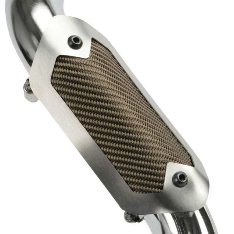 Escudo térmico flexible DEI Powersport - 3,5 x 6,5 pulgadas - Cepillado/Titanio