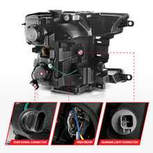 Cargar imagen en el visor de la galería, ANZO 2018-2019 Ford F-150 Proyector Plank Style HL Negro Ámbar (Sin Switchback)