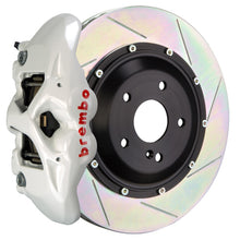Cargar imagen en el visor de la galería, Brembo 12-16 991.1 C2 Rear GT BBK 4 Piston Cast 380x28 2pc Rotor Slotted Type1-White