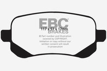 Cargar imagen en el visor de la galería, EBC 08-11 Chrysler Town &amp; Country 3.3 Ultimax2 Rear Brake Pads