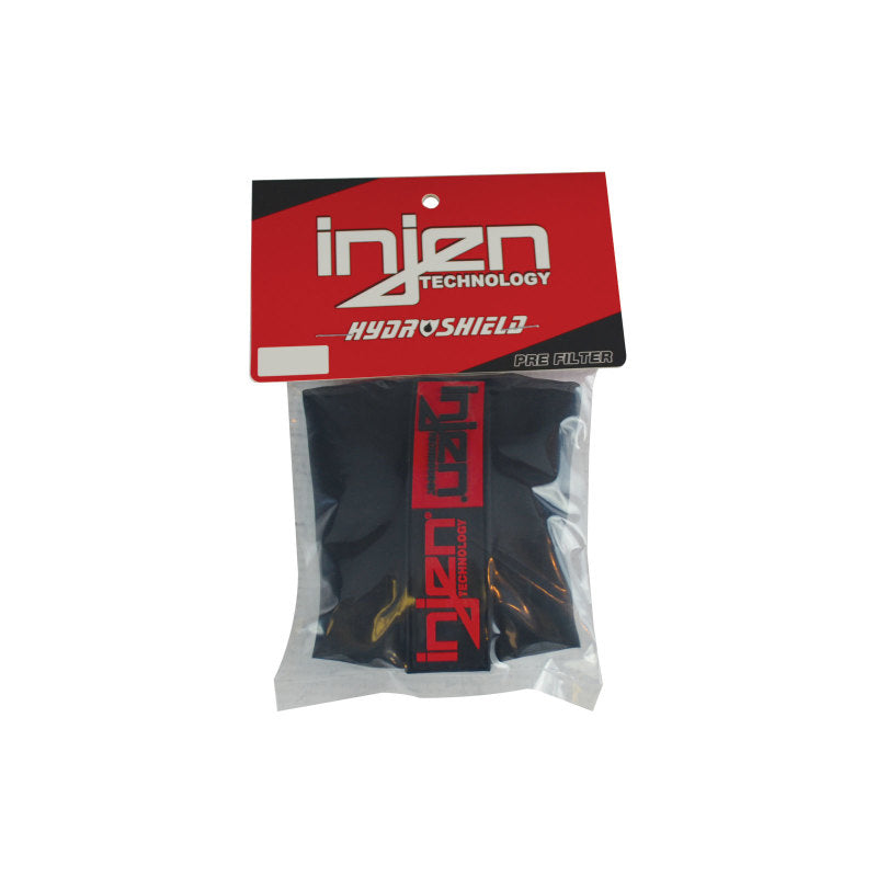 Prefiltro repelente al agua negro Injen para X-1045 base de 6-1/2 pulgadas/5 pulgadas de alto/parte superior de 5-1/4 pulgadas