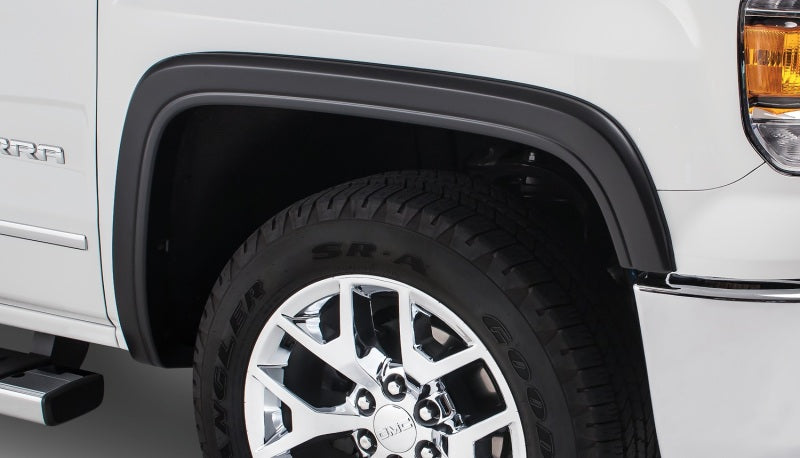 Bushwacker 14-15 GMC Sierra 1500 OE estilo bengalas 2 piezas - negro