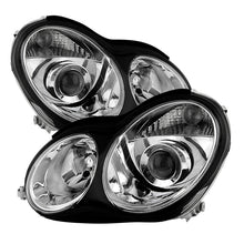 Cargar imagen en el visor de la galería, Xtune Mercedes W203 C Class Sedan 01-05 Projector Headlights -Chrome PRO-JH-MBW203-C