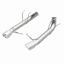 Cargar imagen en el visor de la galería, MagnaFlow 13 Ford Mustang Dual Split Rear Exit Stainless Axle-Back Cat Back Exhaust (Competition)
