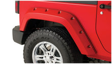 Cargar imagen en el visor de la galería, Bushwacker 07-18 Jeep Wrangler bengalas estilo bolsillo, 2 piezas, solo para utilitario deportivo de 2 puertas, color negro