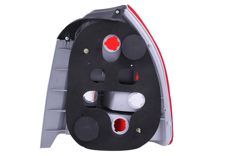 ANZO 1996-2000 Honda Civic luces traseras rojas/transparentes