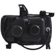 Cargar imagen en el visor de la galería, ANZO 2015+ GMC Canyon Faros delanteros proyectores con diseño estilo tablón negro con ámbar