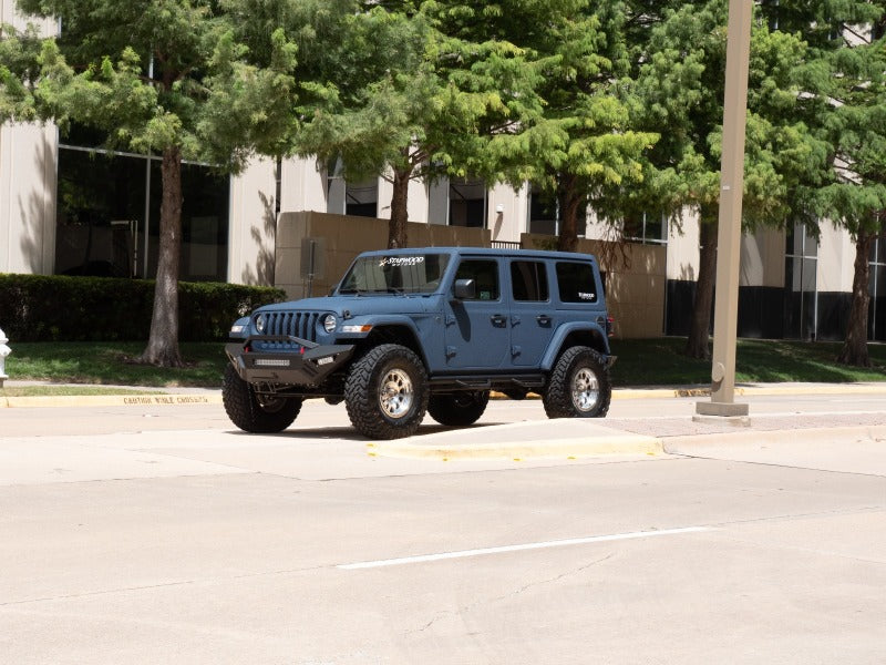 Road Armor 18-20 Jeep Wrangler JL Spartan Parachoques delantero atornillado con protector pre-runner - Tex Blk