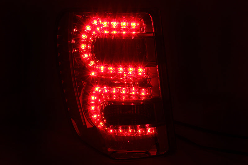 ANZO 1999-2004 Jeep Grand Cherokee luces traseras LED rojo/ahumado