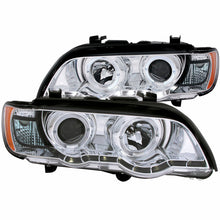 Cargar imagen en el visor de la galería, ANZO 2000-2003 BMW X5 Projector Headlights w/ Halo Chrome