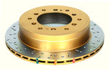 Rotor trasero perforado y ranurado serie 4000 DBA 10+ Toyota 4Runner/FJ Cruiser