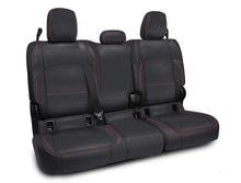 Load image into Gallery viewer, PRP 2020+ Jeep Gladiator JT Rear Bench Cover for with Cloth Interior - Black with Red Stitching